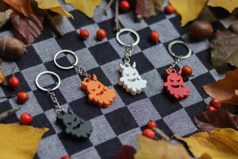 Devilish Ghost Keychain | Autumn Series | Halloween
