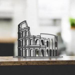 Colosseum Line Art - Desktop Line Art