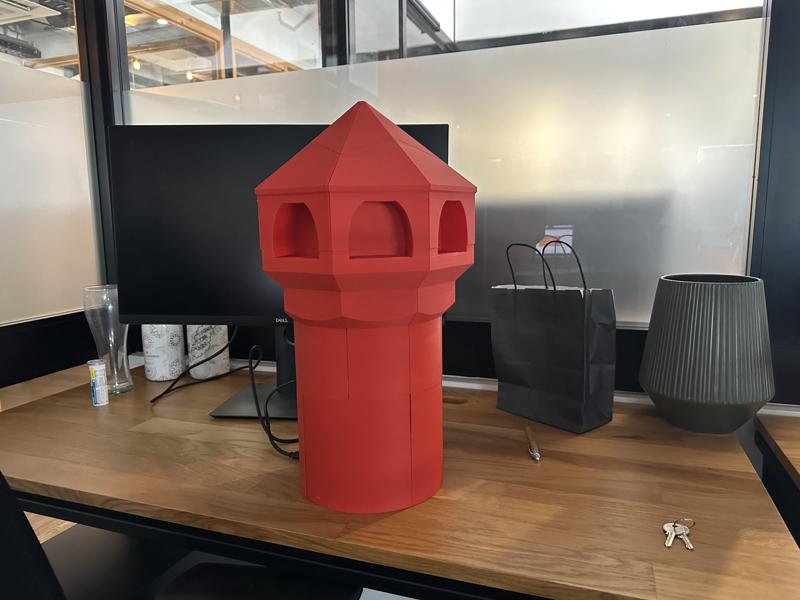 KeepHQ.dev Logo, a tower