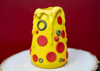 Pizza Vase – A Cheesy Delight for Your Space