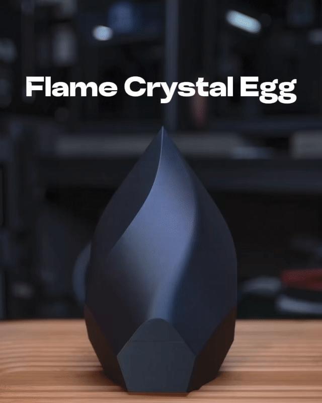 Flame Crystal Egg (Dragon Egg Style)