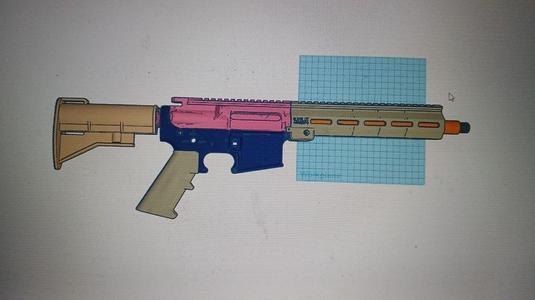 Long MWS version parts (rail+barrel)
