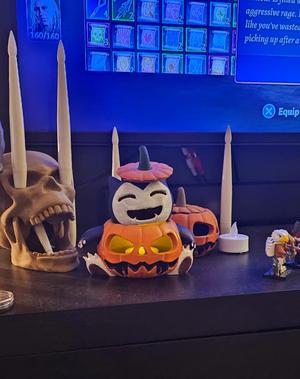 Snorlax in Pumpkin Costume