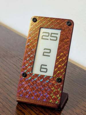 Portrait stand for Adafruit eInk Featherwing