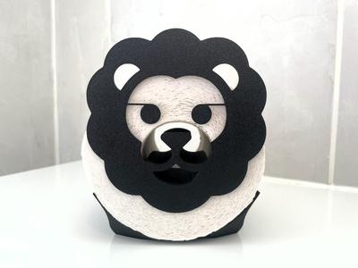 Lion Toilet Paper Holder