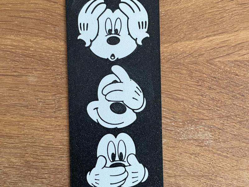 Mickey Mouse Bookmark / 2 color / Fast / Gift