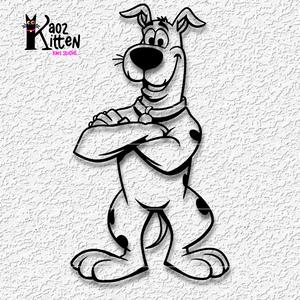 scooby doo wall art classic cartoon decor mystery