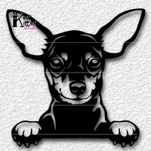 minpin wall art miniature pinscher dog decor