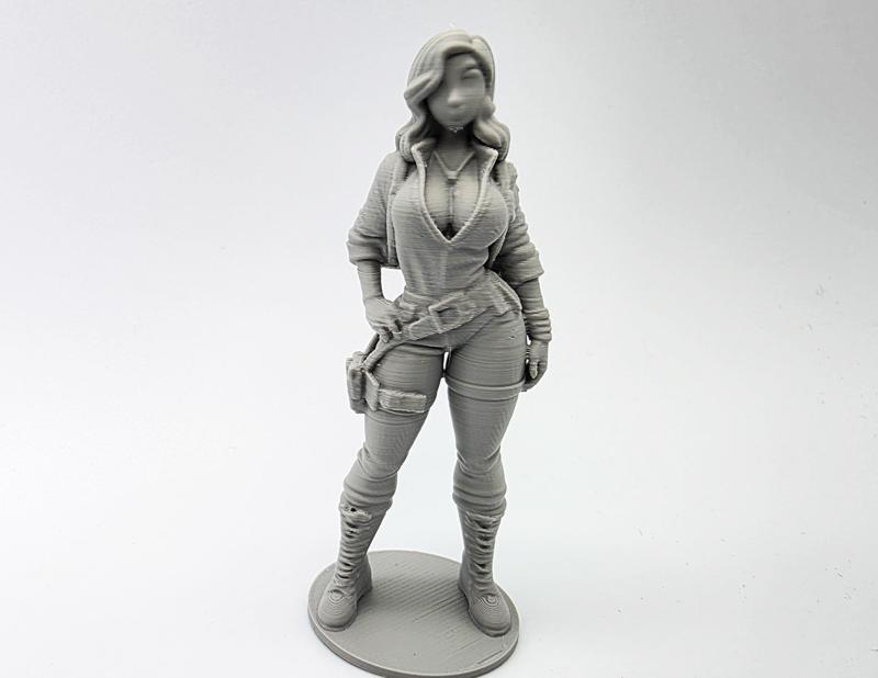 Female Mechanic Figurine