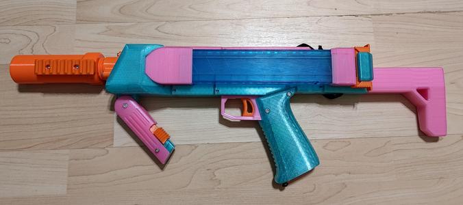 Enso-90: Brushed Semi-Auto Nerf Blaster