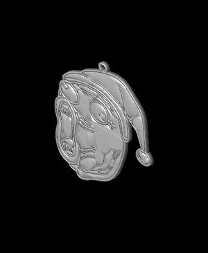 Christmas Meme LOL Face Tree Ornament