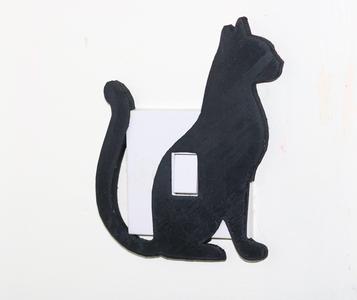 Cat lightswitch cover