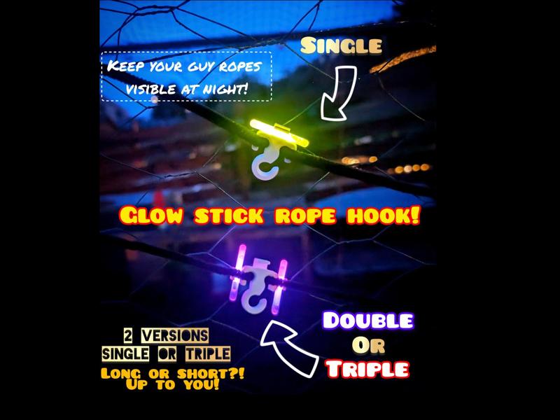 Glow Stick Rope Hook