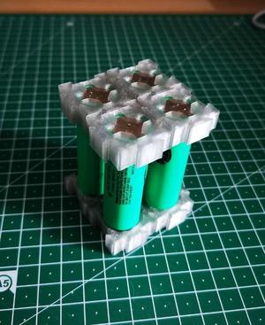 18650 modular cell holder bracket