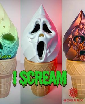 I Scream: Skull, Zombie & Ghostface