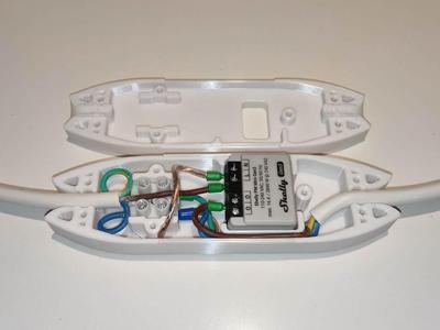 Smart Extension Cable Case for Shelly Mini - Shelly Gehäuse für intelligentes Verlängerungskabel