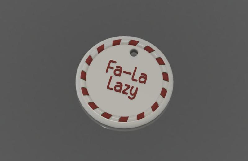 Fa-La Lazy Ornament