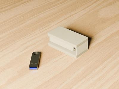 Rotating USB-A Flash Drive Case – Protective Shell