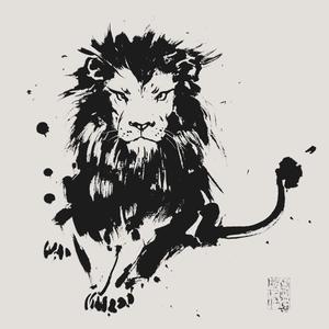 Lion standing (Hueforge)