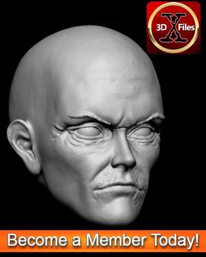 X-MEN Action Figure Head sculpt - Cassandra Nova - 1:12 and 1:6 Scale