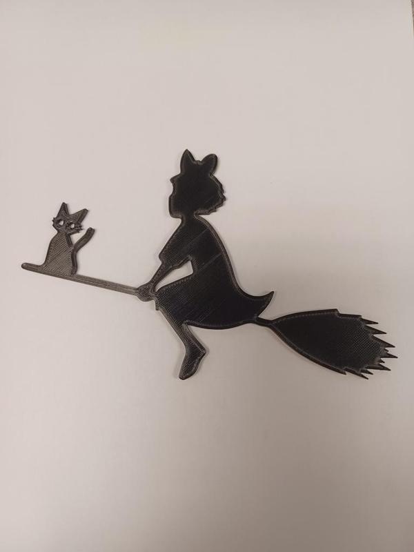 Kiki and Jiji Silhouette      Kikis Delivery Service