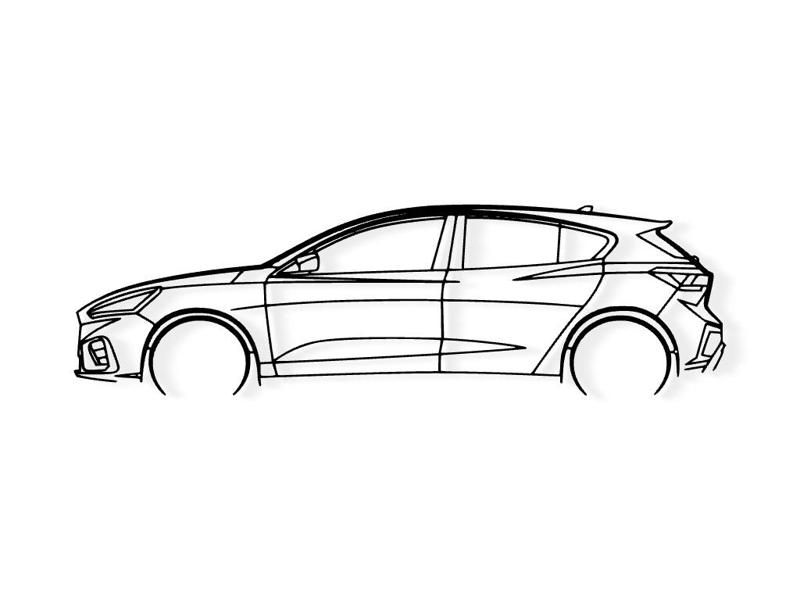 Ford Focus ST Mk4 - Wall Art