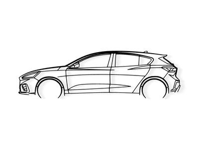 Ford Focus ST Mk4 - Wall Art