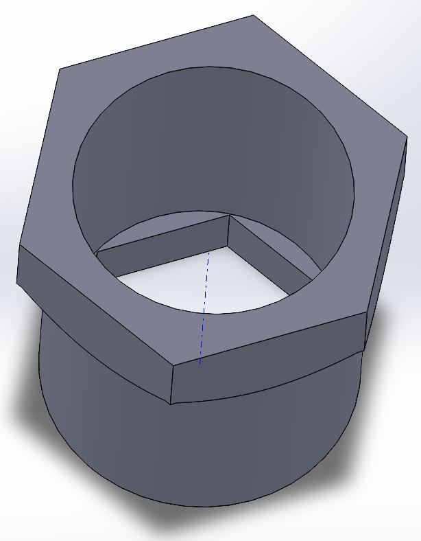 Pedal nut socket for retightening