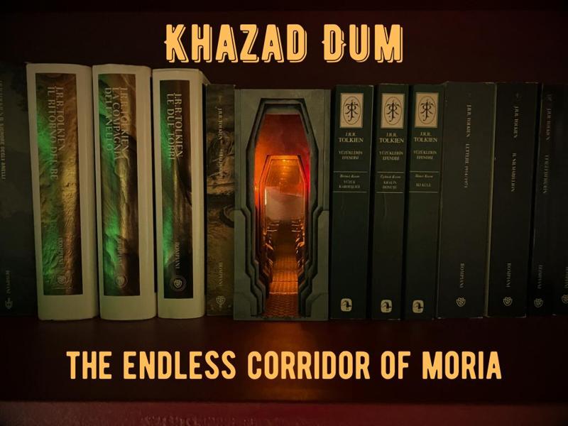 Khazad-Dum Book Nook, Moria Diorama