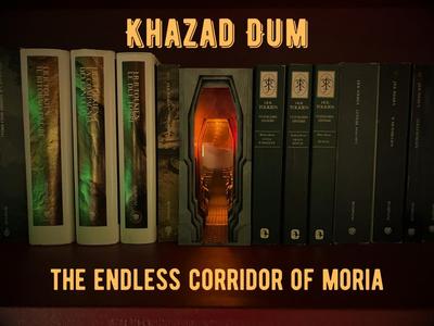 Khazad-Dum Book Nook, Moria Diorama