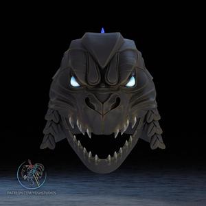 Godzilla Helmet 3d Printer File STL