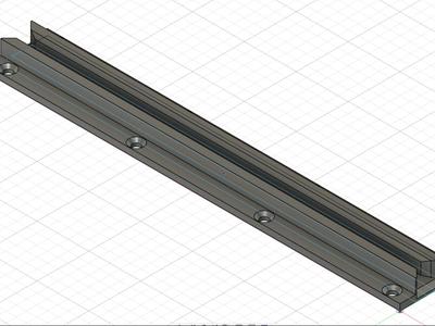 Rail for 3-3.8mm plates