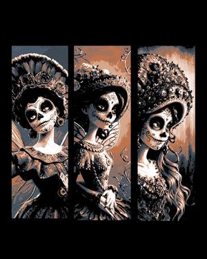Celebration of the Day of the Dead - Dressing the Part Set of Bookmarks
