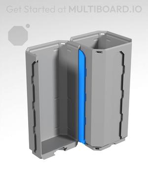 2H - Bin-To-Bin Rail Click Connector
