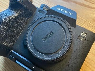 Sony A7IV / 7M4 Black Out Camera Orange Ring Cover