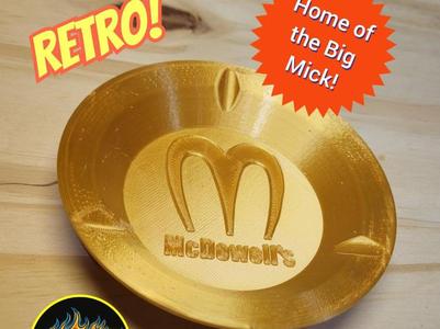 McDowell's Retro Ash Tray, Coin Tray