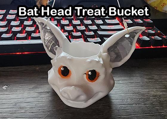 Bat Head Treat Mini treat bucket