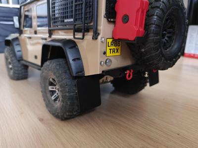 Traxxas TRX-4 Defender Rear Mudflaps