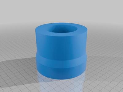 Dust collector reducer 4" to 2.5" taper adaptor
