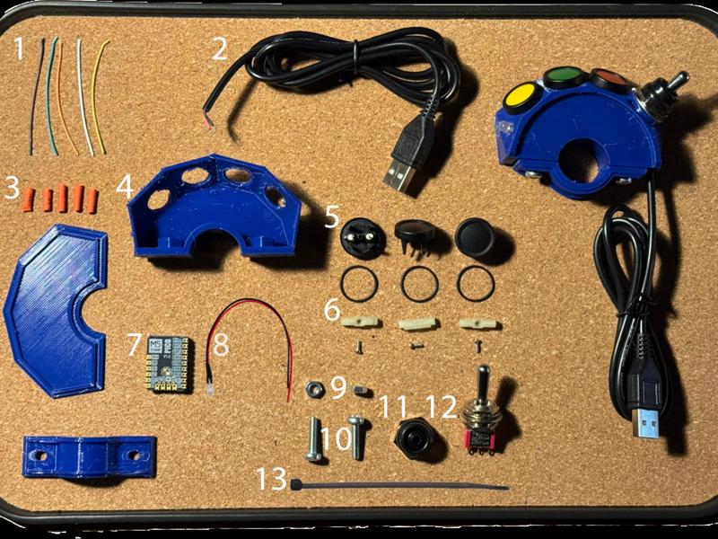 DIY Bluetooth keyboard for digital rally roadbook