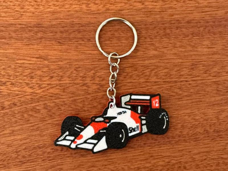 Mclaren MP4/4 Formula 1 Tooned Keychain