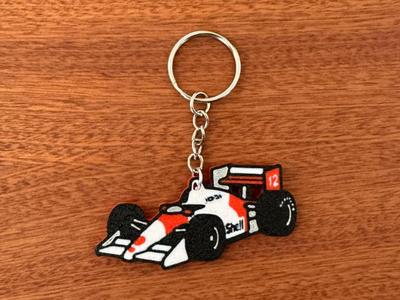 Mclaren MP4/4 Formula 1 Tooned Keychain