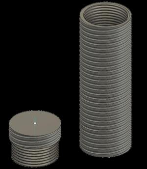 Spiralized Storage Tube 