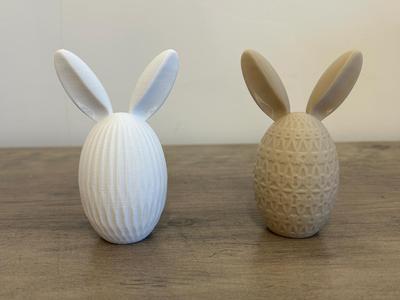 Easter egg with ears