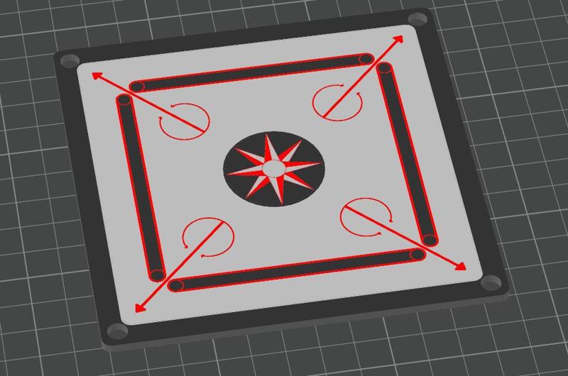 Coffee Coaster - Carrom Board - Board Game