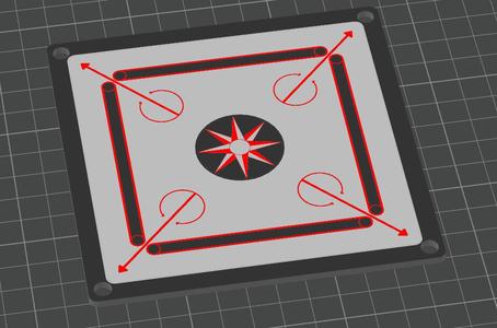 Coffee Coaster - Carrom Board - Board Game