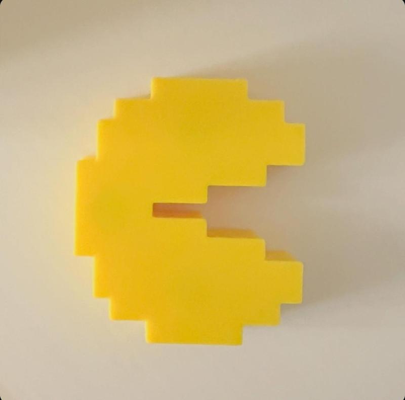 8bit Pacman Fidget Toy with magnet