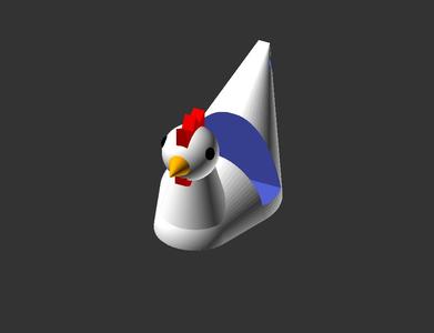 Chicken Smartphone Stand / Keychain
