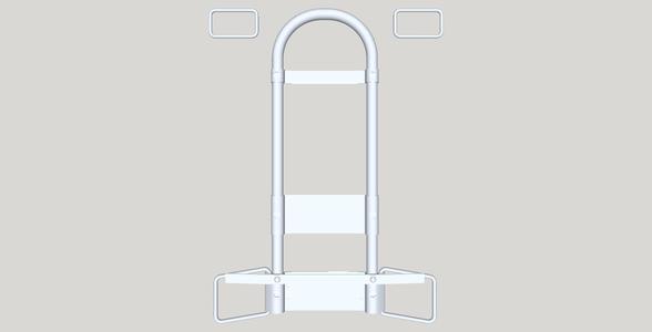 Boba Fett jetpack frame & belt buckle
