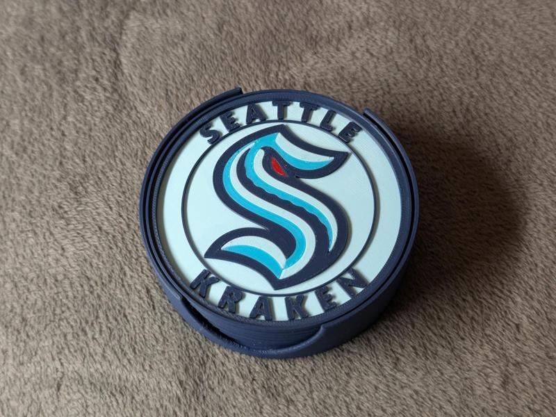 Seattle Kraken NHL Stackable Coaster